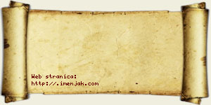 Andjelina Okanović vizit kartica